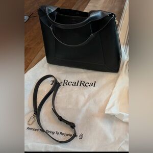 Furla Large Black Gilda Eva Longoria AppleTV In the Land of Women tote larger sz